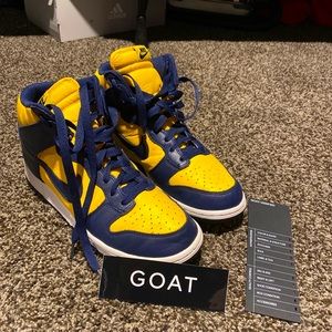 2020 Nike QS Michigan Dunk High